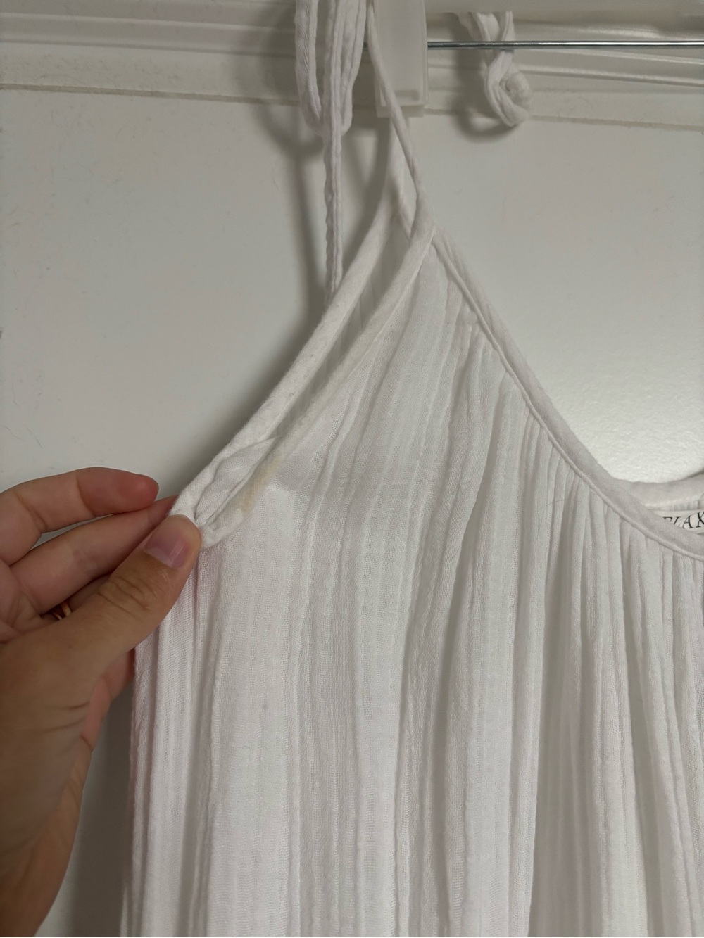 LA RELAXED Organic Gauze Dress S/M - Picture 5 of 8